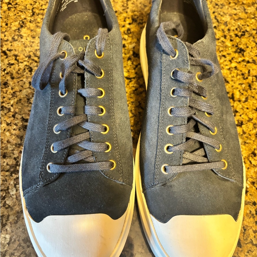 Cole Haan Navy and White Men's Sneakers